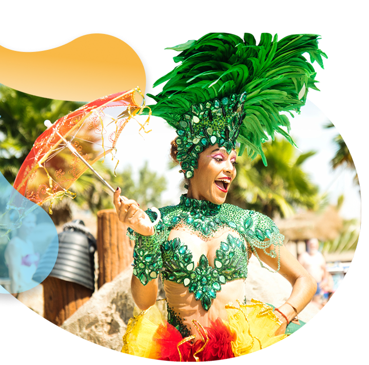 Foto di un evento nel parco acquatico Aquafollie.